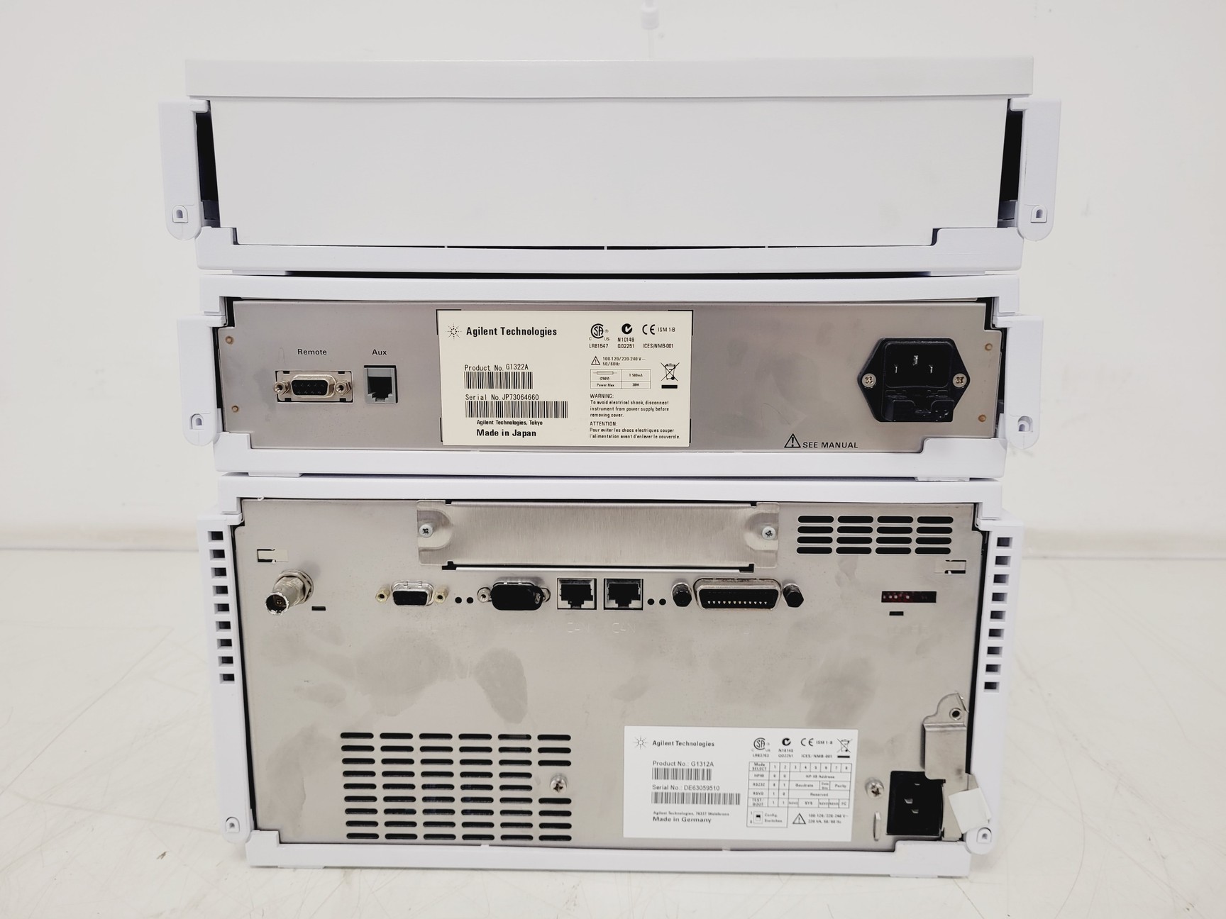 Image of Agilent Series 1200 HPLC System (G1329A, G1316A, G1315D, G1322A, G1312A)