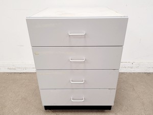 Thumbnail image of Job lot of 6 x 4-Drawer Underbench Chests of Drawers Lab