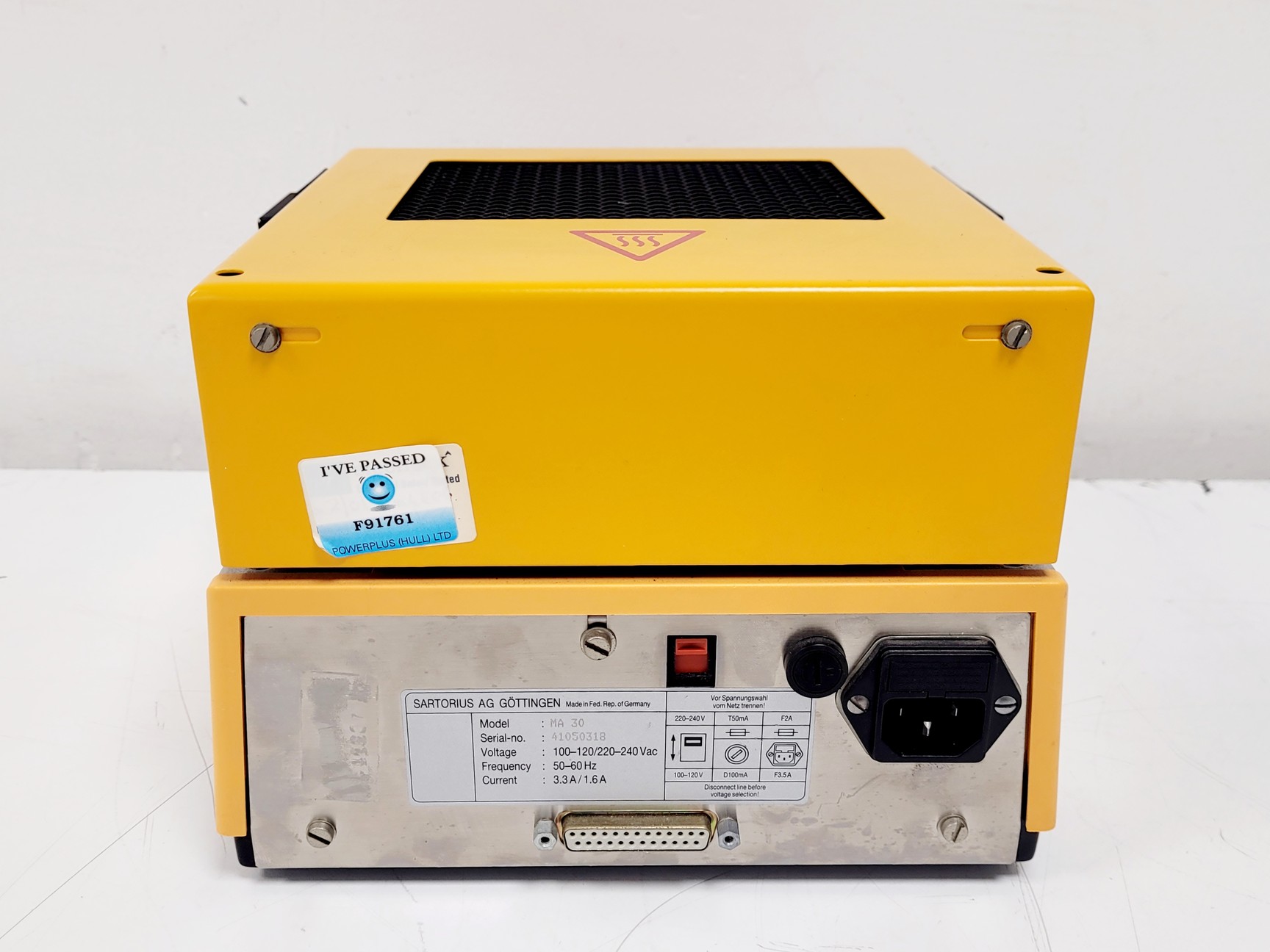 Image of Sartorius MA 30 Moisture Analyzer Lab