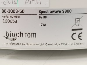 Thumbnail image of Job lot of 8 x WPA S800 Diode Array Spectrophotometers