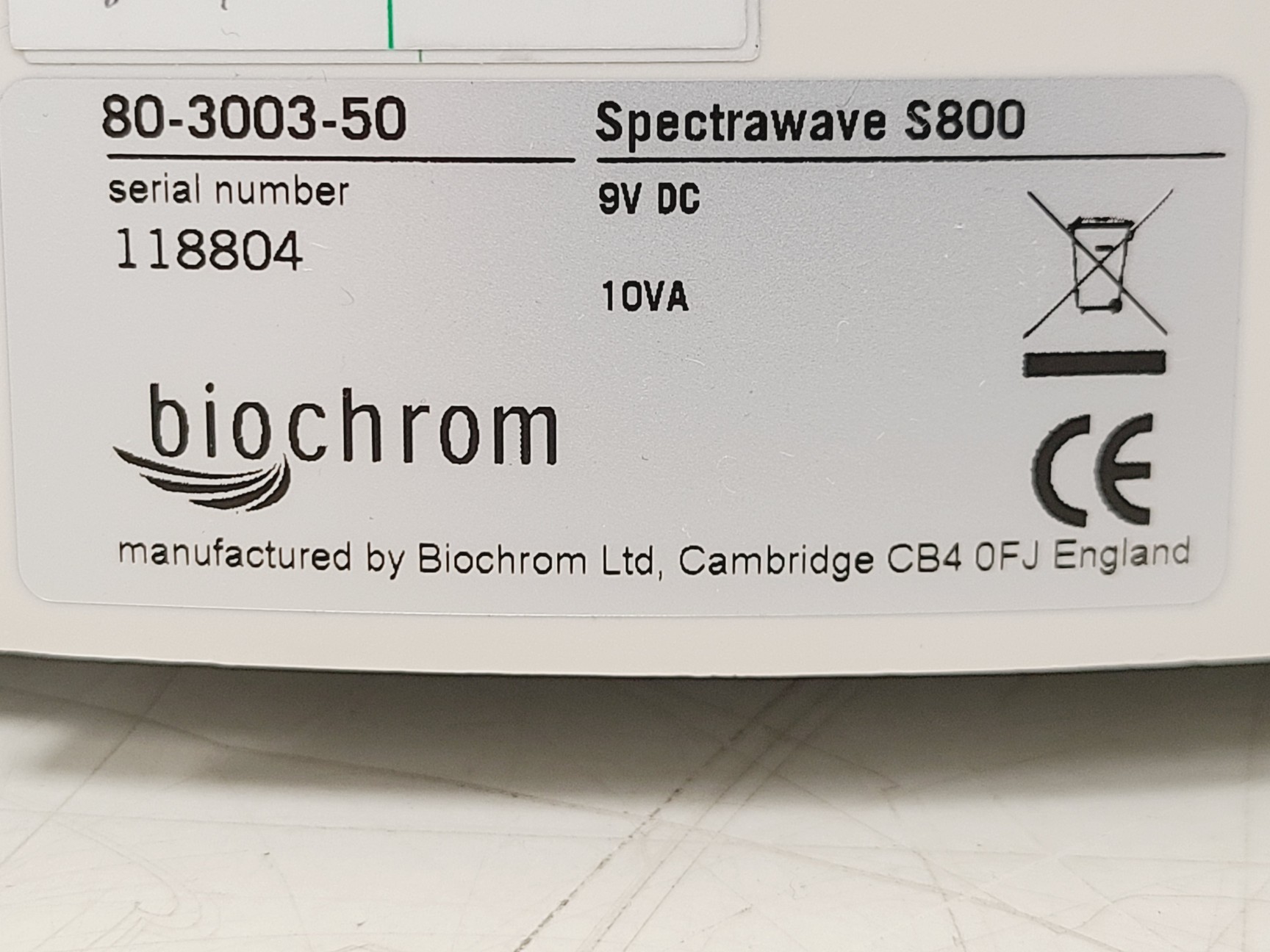 Image of Job lot of 8 x WPA S800 Diode Array Spectrophotometers