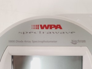 Thumbnail image of Job lot of 8 x WPA S800 Diode Array Spectrophotometers