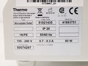 Thumbnail image of Thermo Scientific Cytomat Microplate Hotel
