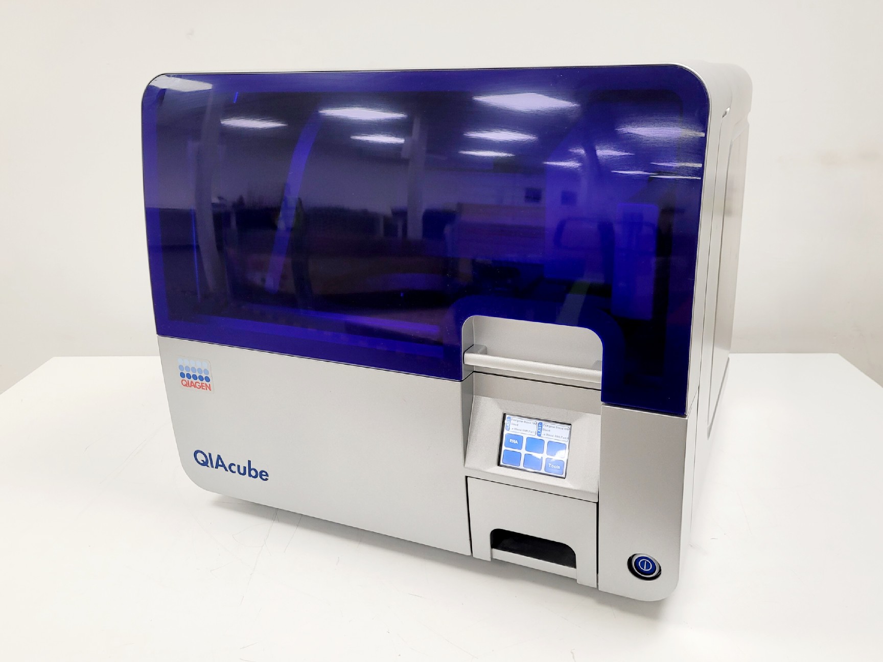 Image of Qiagen QiaCube w/ Various Accessories - Rotor Adapters, Reagent Racks & Bottles
