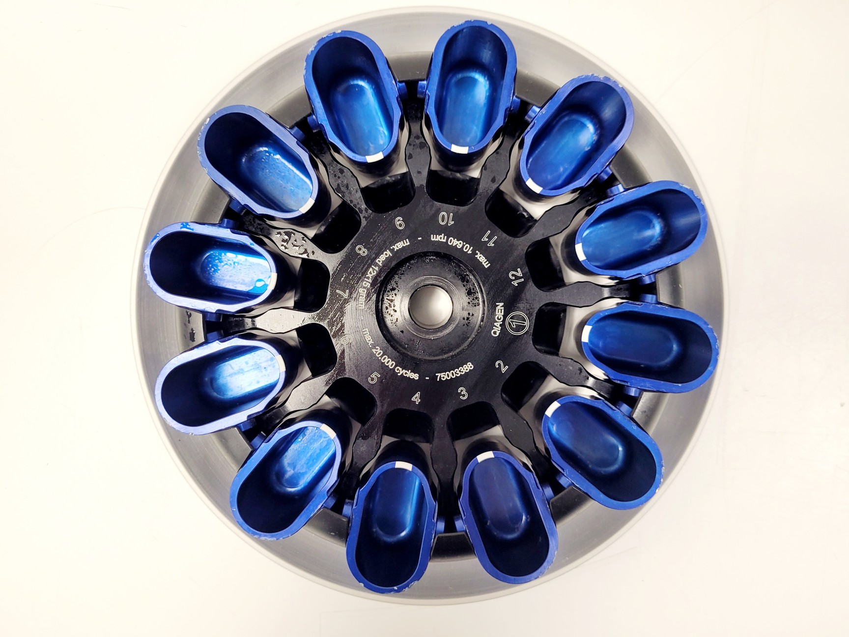 Image of Qiagen QiaCube w/ Various Accessories - Rotor Adapters, Reagent Racks & Bottles