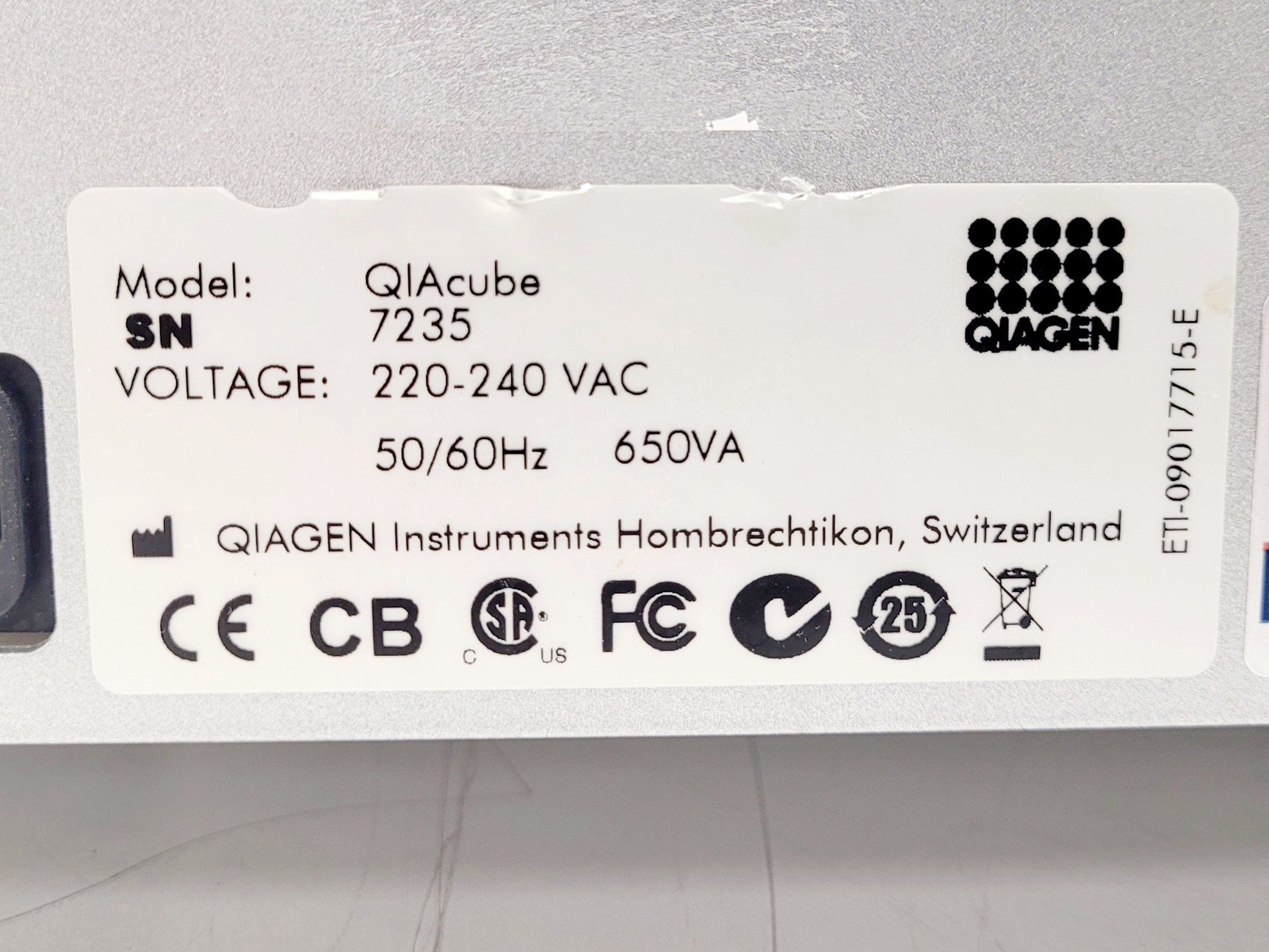 Image of Qiagen QiaCube w/ Various Accessories - Rotor Adapters, Reagent Racks & Bottles
