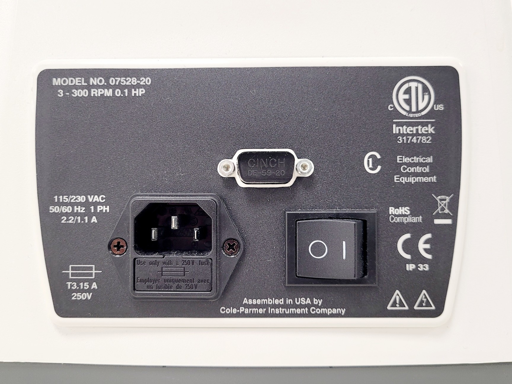 Image of Cole-Parmer Masterflex L/S Peristaltic Pump Model: 07528-20