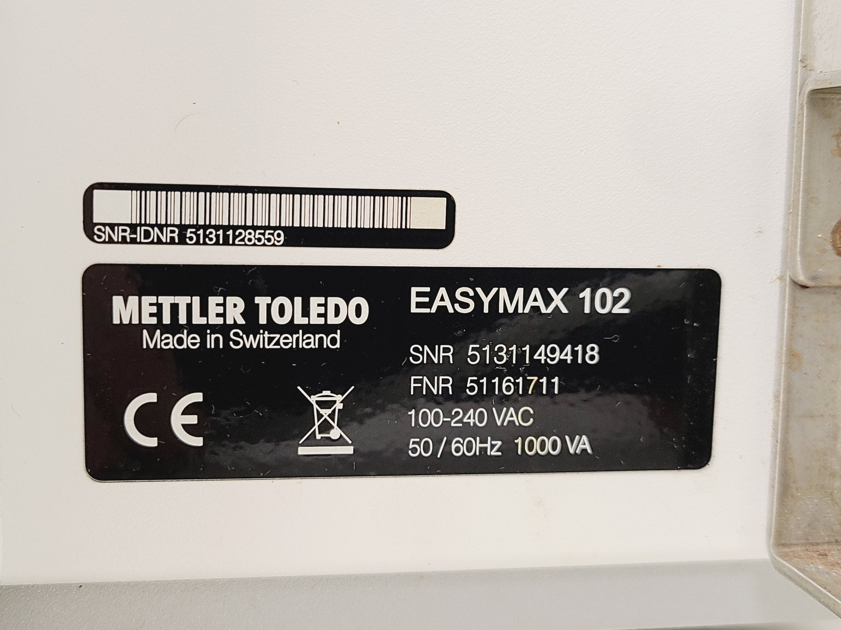 Image of Mettler Toledo EasyMax 102 Personal Synthesis Workstation Lab