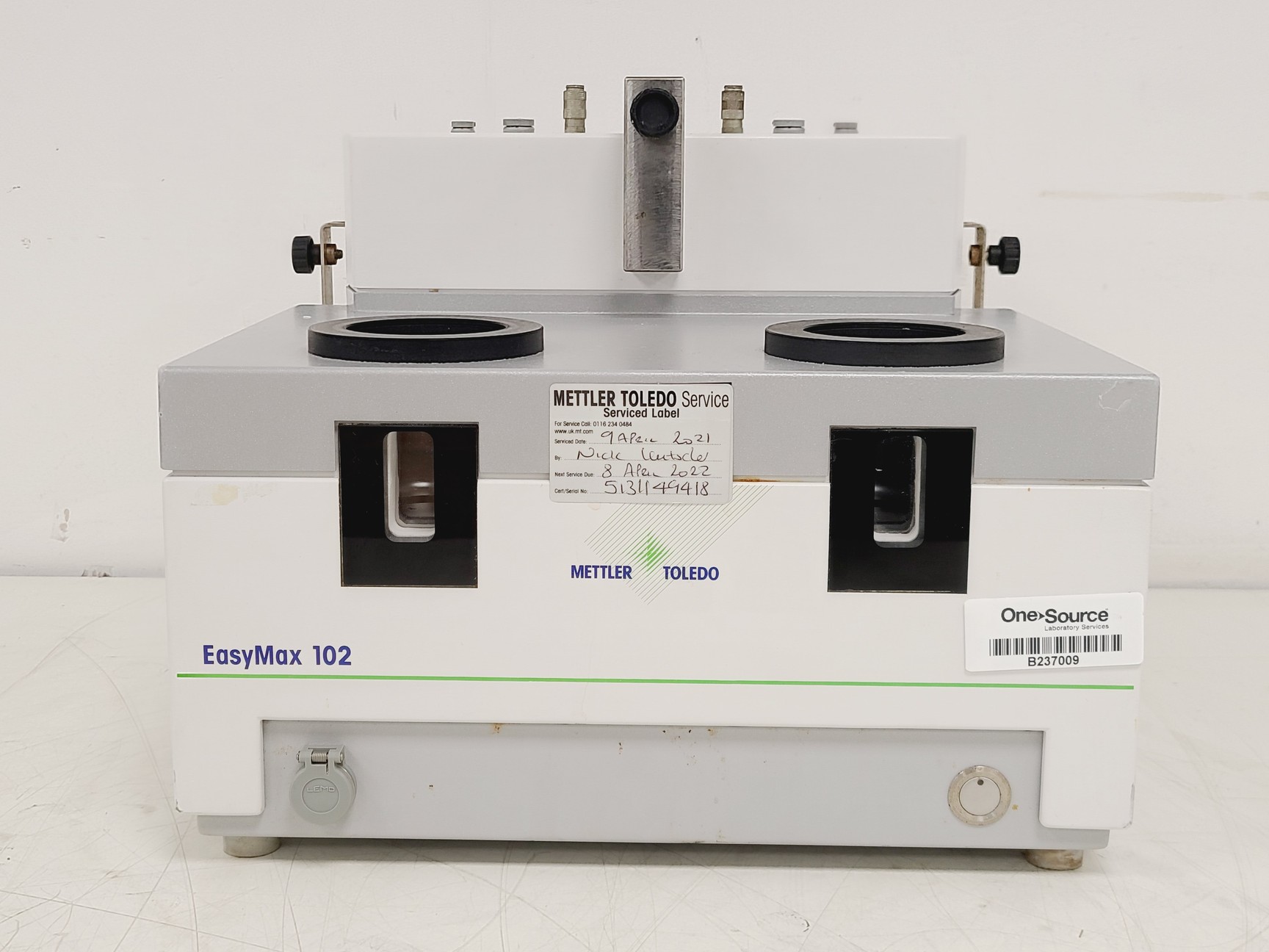Image of Mettler Toledo EasyMax 102 Personal Synthesis Workstation Lab