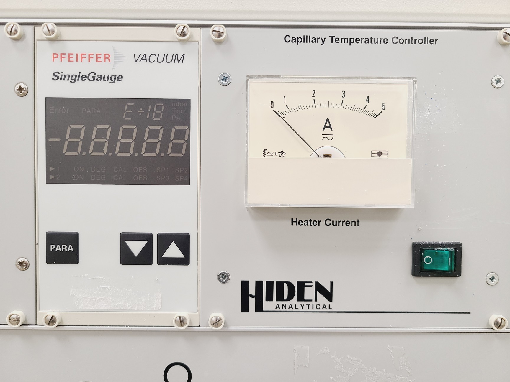 Image of Hiden Analytical HPR20 QMS Sampling System w/ RC Interface & Gas Panel