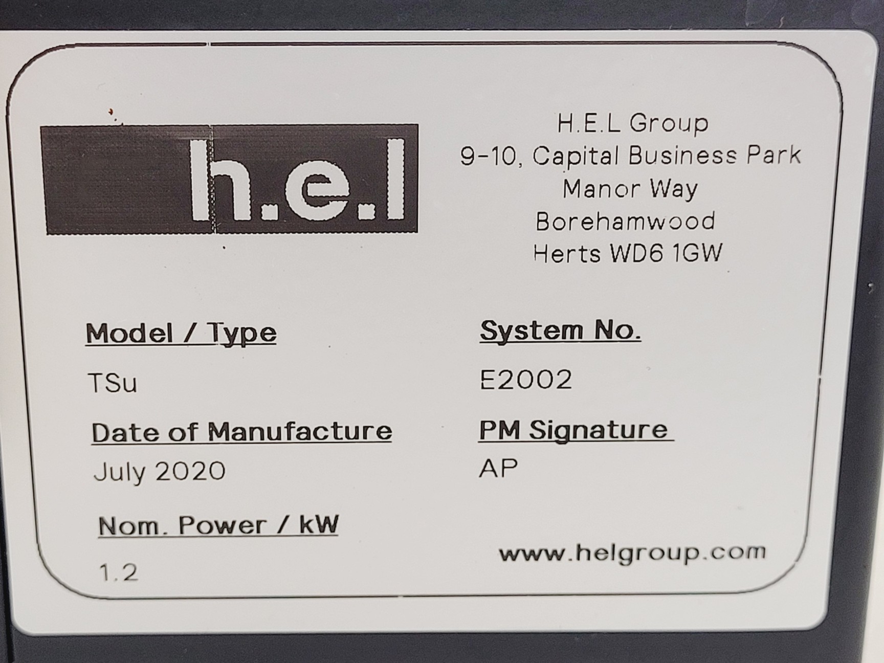 Image of H.E.L Thermal Screening Unit TSu II w/ Accessories