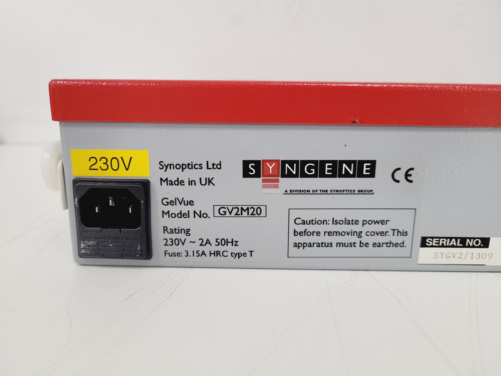 Image of Syngene GeneGenius Bio Imaging System w/ Syngene GV2M20 Stage Lab