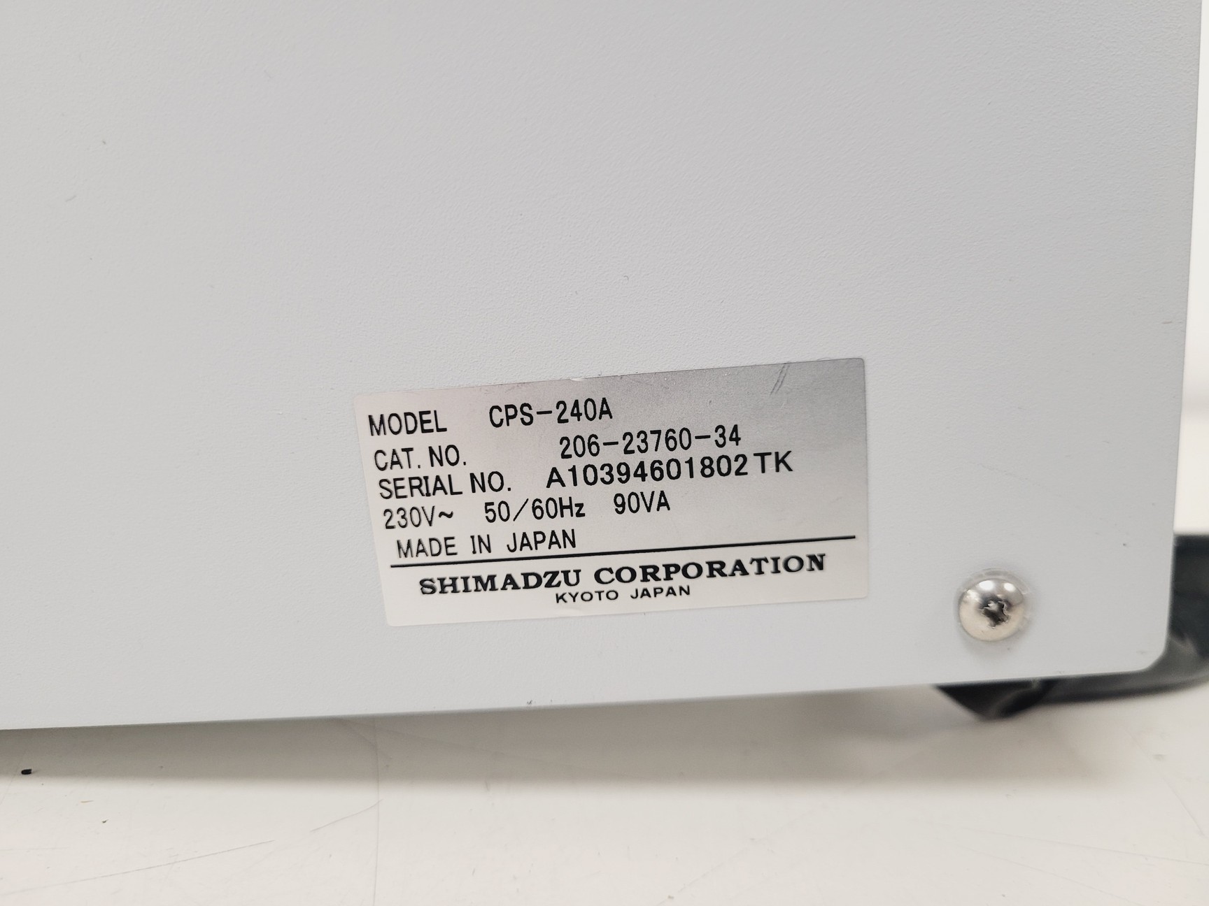 Image of Shimadzu UV-1800 UV Spectrophotometer w/ CPS-240A & CPS-Controller