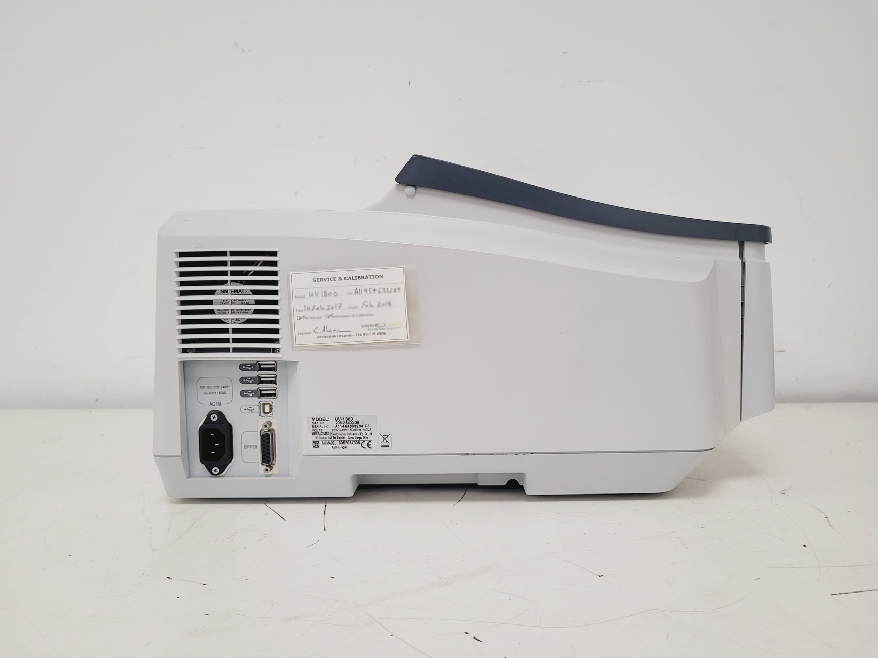 Image of Shimadzu UV-1800 UV Spectrophotometer w/ CPS-240A & CPS-Controller