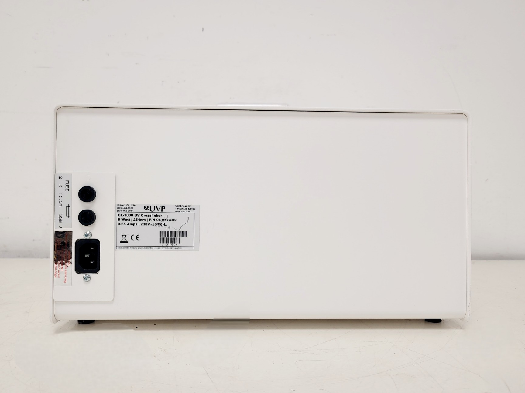 Image of UVP CL-1000 Ultraviolet Crosslinker Lab