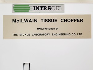 Thumbnail image of The Mickle Laboratory Engineering Co MTC/2E Intracel McIlwain Tissue Chopper