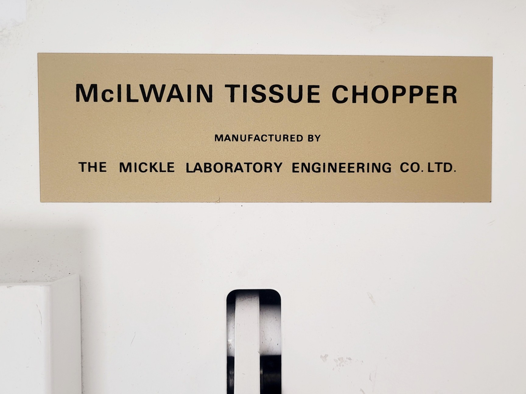 Image of The Mickle Laboratory Engineering Co MTC/2E McIlwain Tissue Chopper