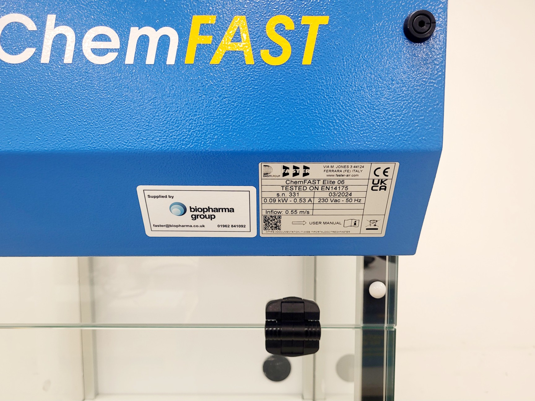Image of Faster ChemFAST Elite 06 Ductless Fume Hood w/ Stand Lab