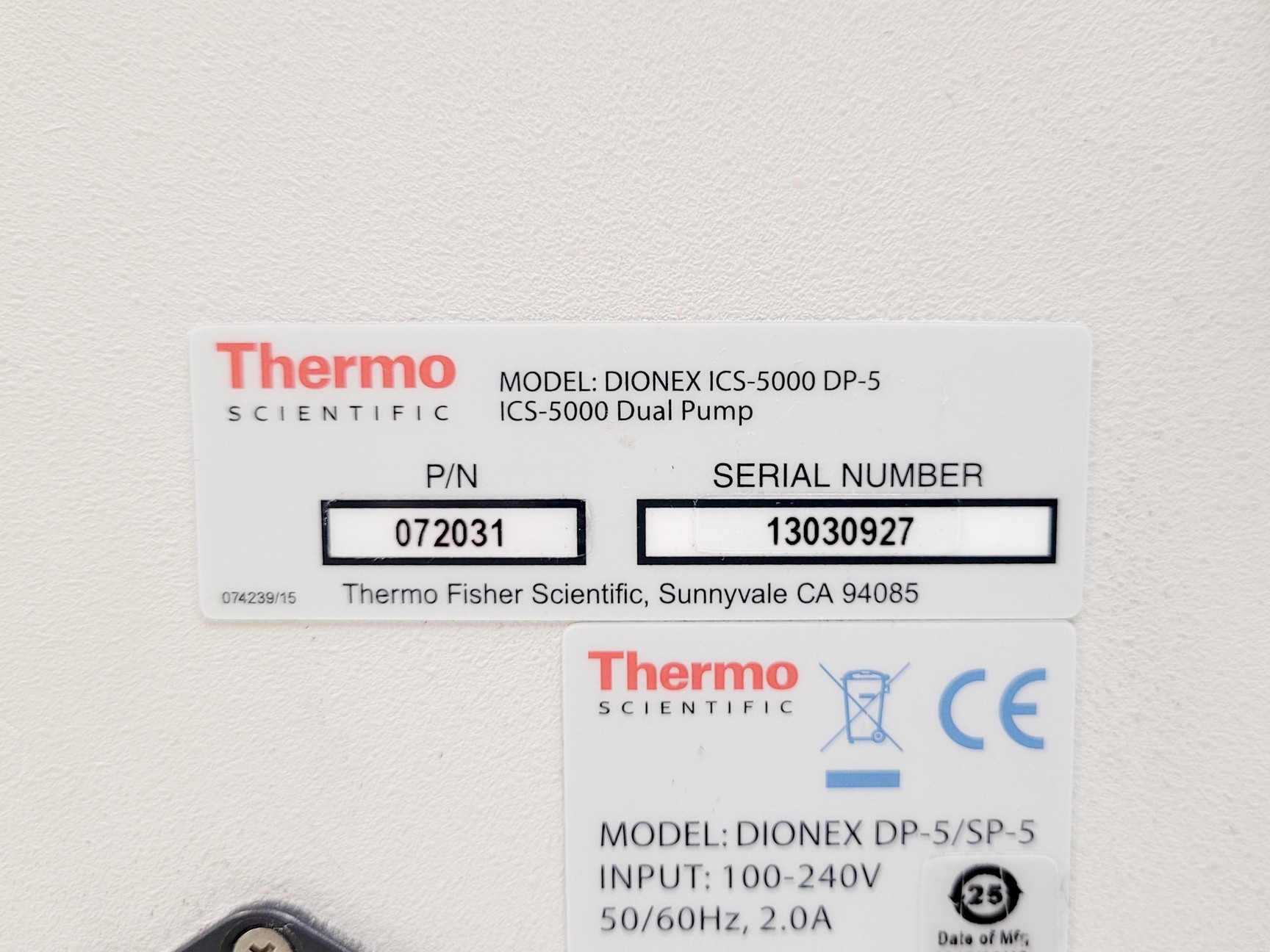 Image of Thermo Scientific Dionex ICS-5000 HPLC (ICS-5000 DC, ICS-5000 DP & ICS-5000 EG)