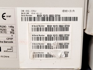 Thumbnail image of Haier DW-86L728J Ultra Low Temp Freezer Lab