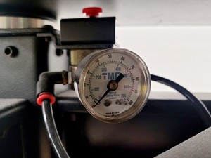 Thumbnail image of TMC Anti-Vibration Table Model No. 63-530 with Jun-Air Model 3 Compressor/Pump