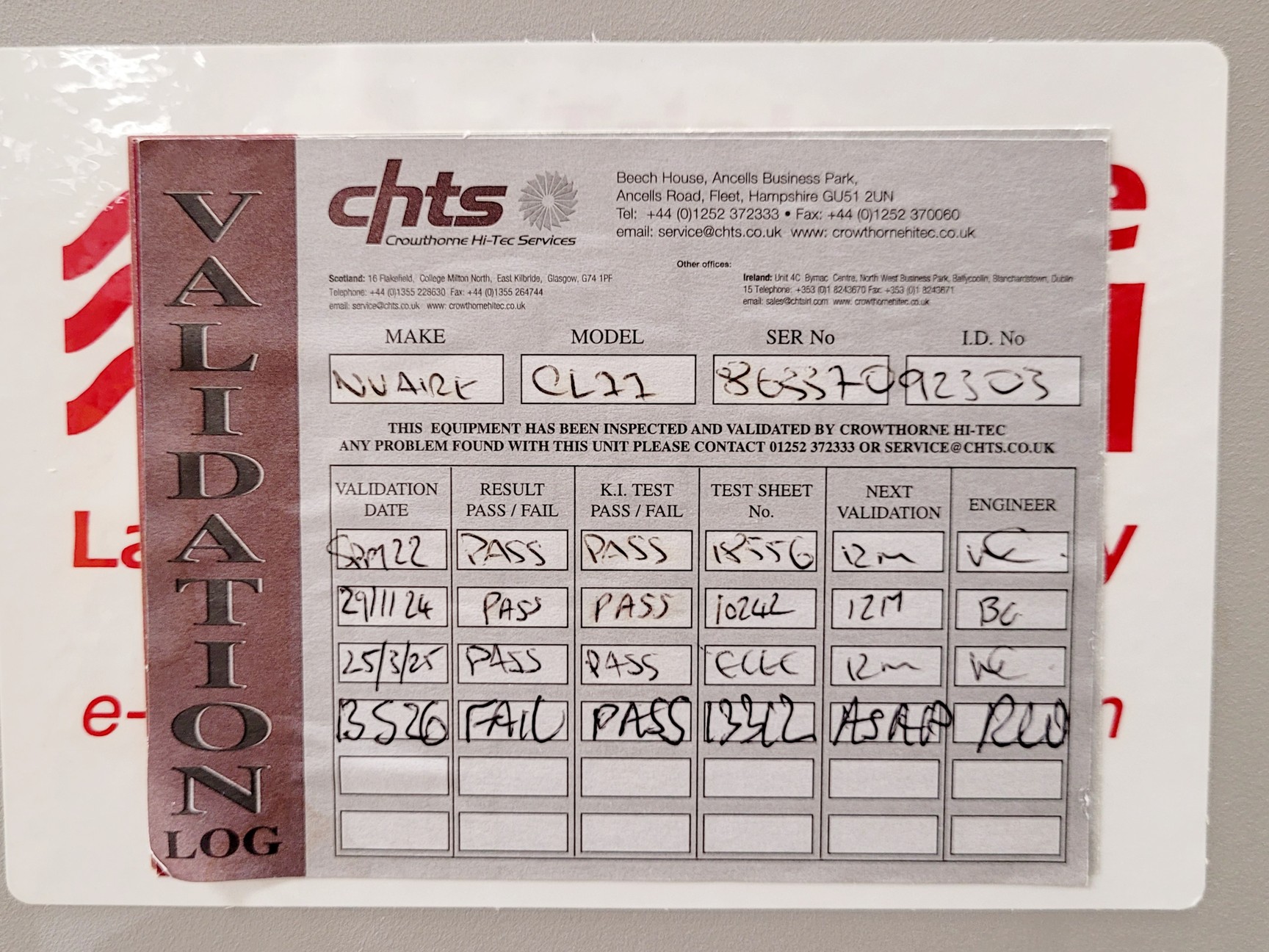 Image of Nuaire NU-437-400E Ductless Class II Safety Cabinet Lab