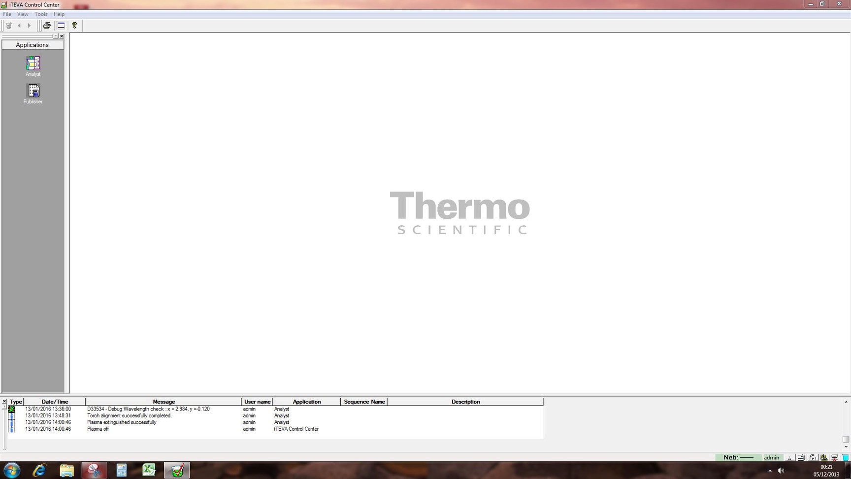 Image of Thermo iCAP6500 DUO Spectrometer W/ ThermoFlex900 Chiller, ASX-520 and PC System