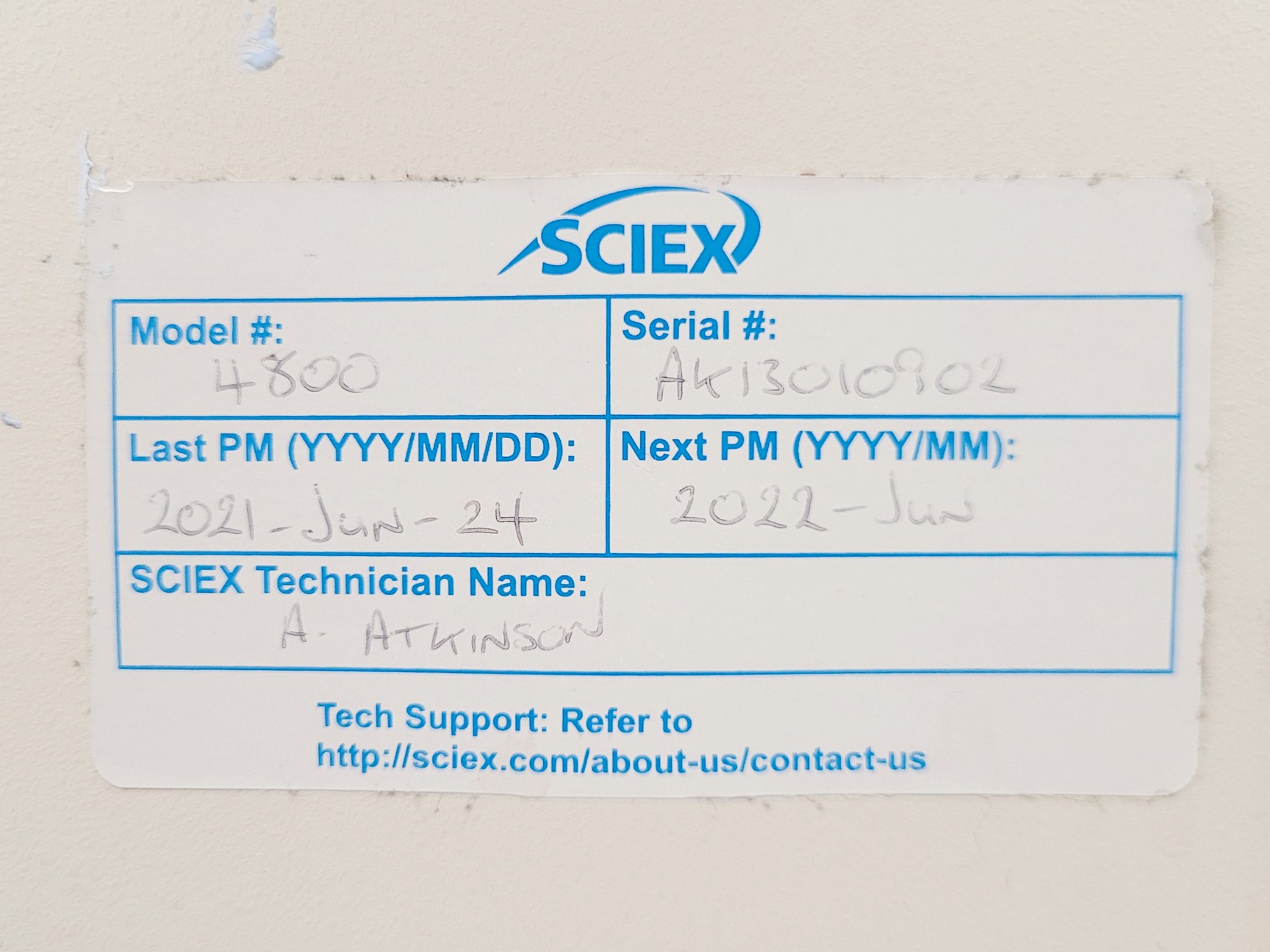 Image of AB Sciex 4800 MALDI TOF/TOF Analyser MS Mass Spectrometry System Lab