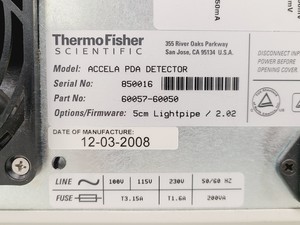 Thumbnail image of Thermo Scientific Accela HPLC System: Autosampler, Pump and PDA Detector