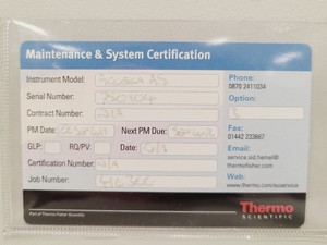 Thumbnail image of Thermo Scientific Accela HPLC System: Autosampler, Pump and PDA Detector