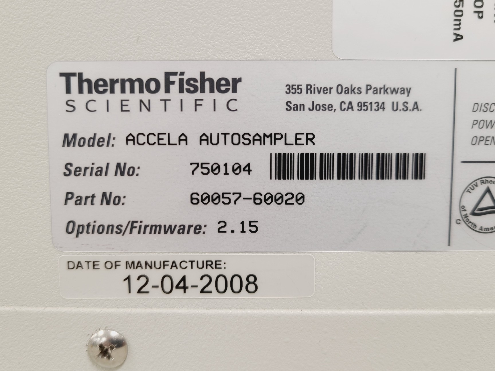 Image of Thermo Scientific Accela HPLC System: Autosampler, Pump and PDA Detector