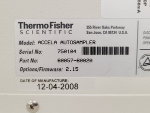 Thumbnail image of Thermo Scientific Accela HPLC System: Autosampler, Pump and PDA Detector