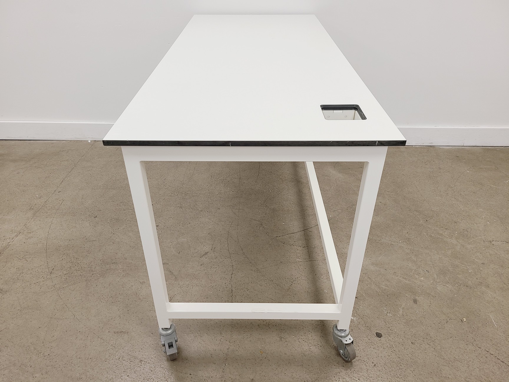 Image of Job Lot of 6 x White Trespa Laboratory Workbenches