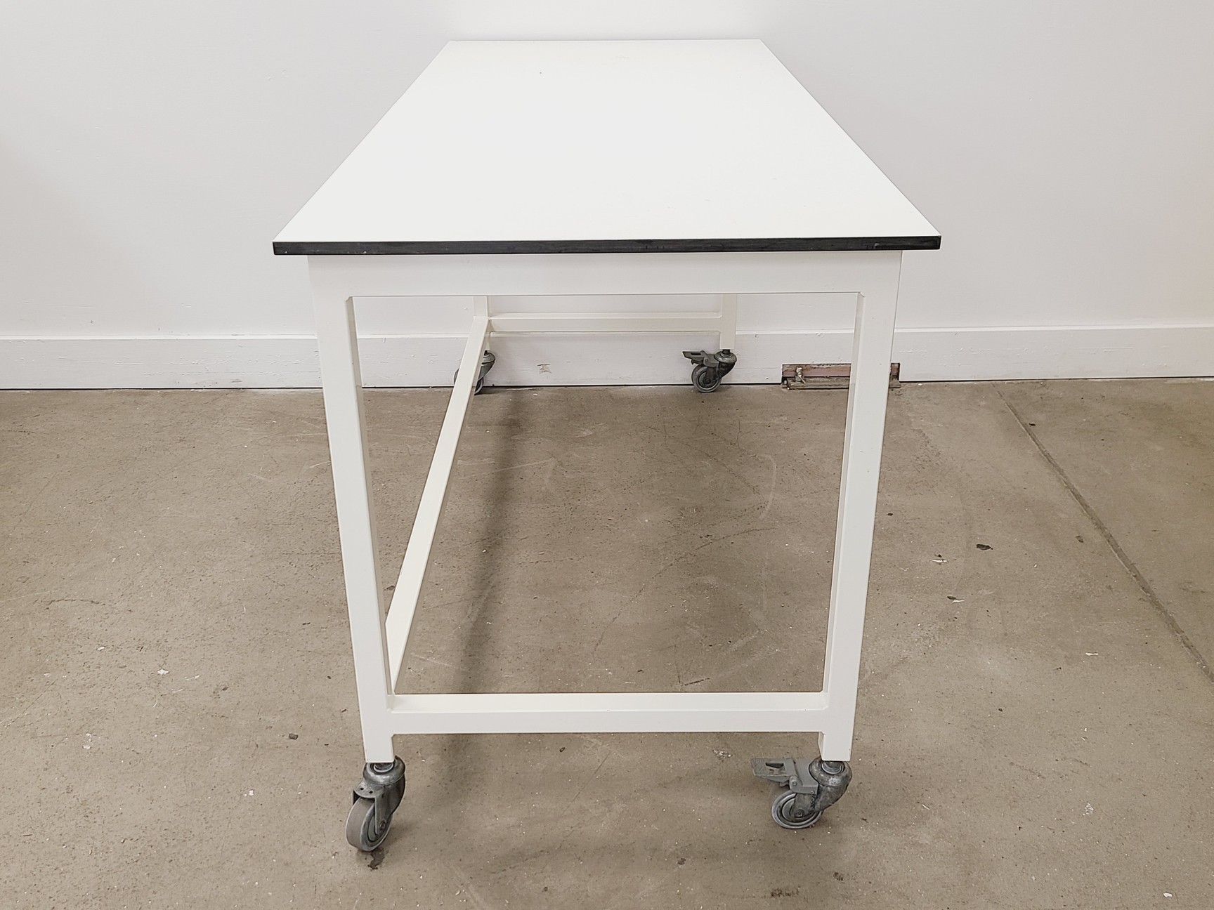 Image of Job Lot of 6 x Trespa Laboratory White Workbenches