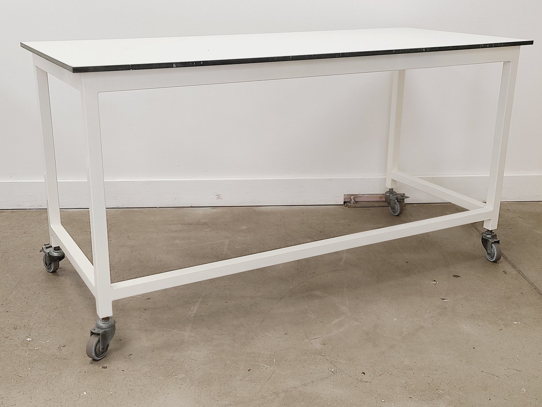 Image of Job Lot of 6 x Trespa Laboratory White Workbenches