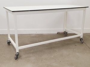 Thumbnail image of Job Lot of 6 x Trespa Laboratory White Workbenches