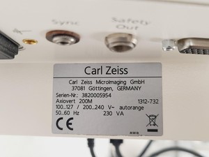 Thumbnail image of Zeiss Axiovert 200M Inverted Microscope Lab