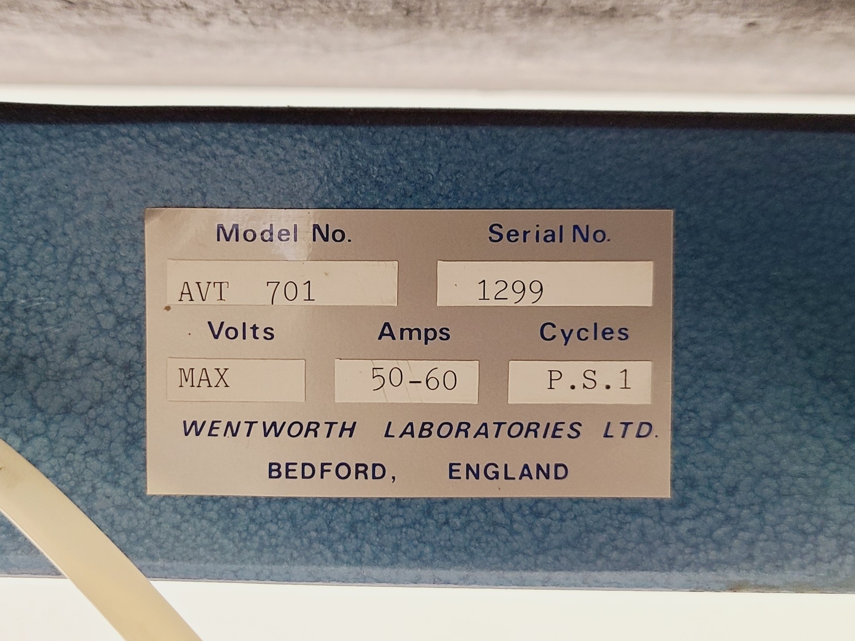 Image of Wentworth Laboratories AVT 701 Anti-Vibration Table