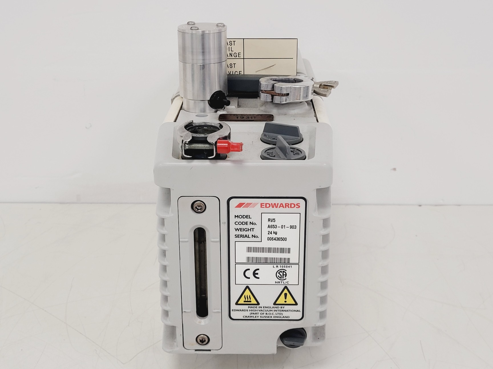 Image of SalvisLab VC50 Vacuum Drying Oven w/ Edwards RV5 Vacuum Pump