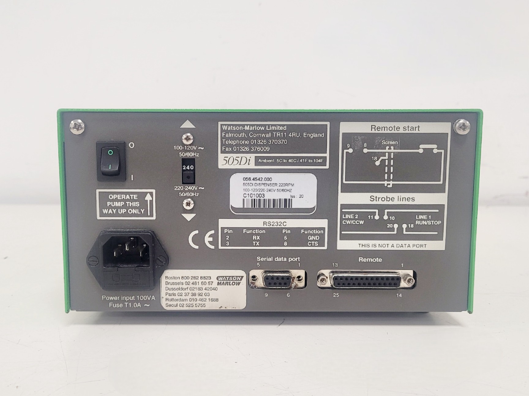 Image of Watson Marlow 505Di Peristaltic Pump W/ 16 Channel 8 Roller Attachment