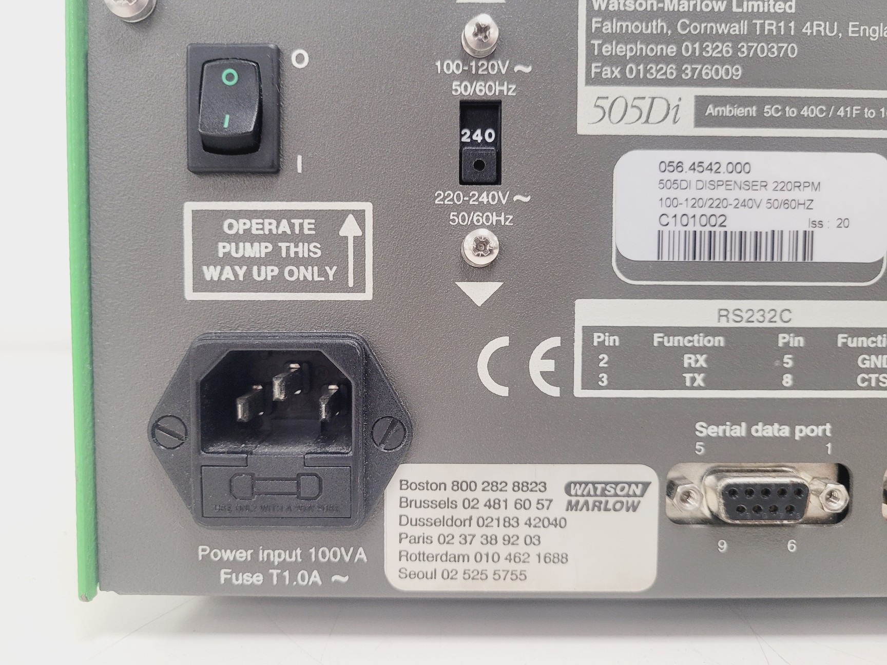 Image of Watson Marlow 505Di Peristaltic Pump w/ 16 Channel 8 Roller Attachment