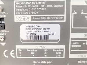 Thumbnail image of Watson Marlow 505Di Peristaltic Pump w/ 16 Channel 8 Roller Attachment