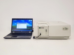 Image of Jasco V-530 UV VIS Spectrophotometer W/ HP Laptop and Software Lab