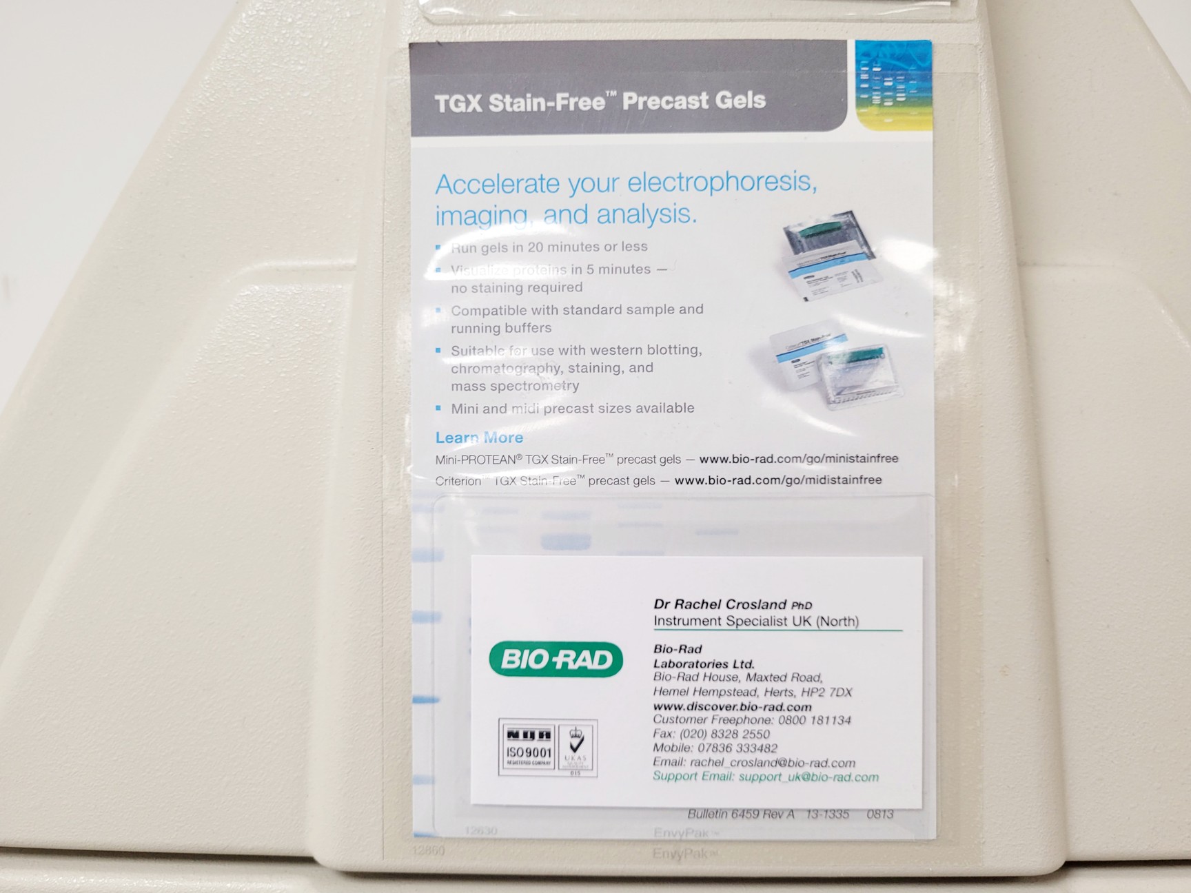 Image of Bio-Rad ChemiDoc MP Imaging System Universal Hood III w/ Image Lab Software