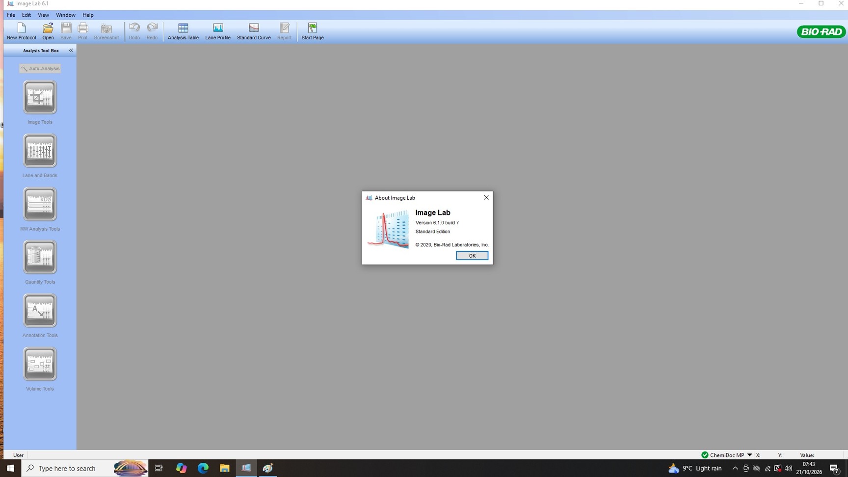 Image of Bio-Rad ChemiDoc MP Imaging System Universal Hood III w/ Image Lab Software