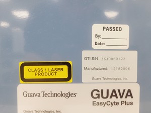 Thumbnail image of Guava Technologies EasyCyte Plus Flow Cytometer W/ Accessories and Software
