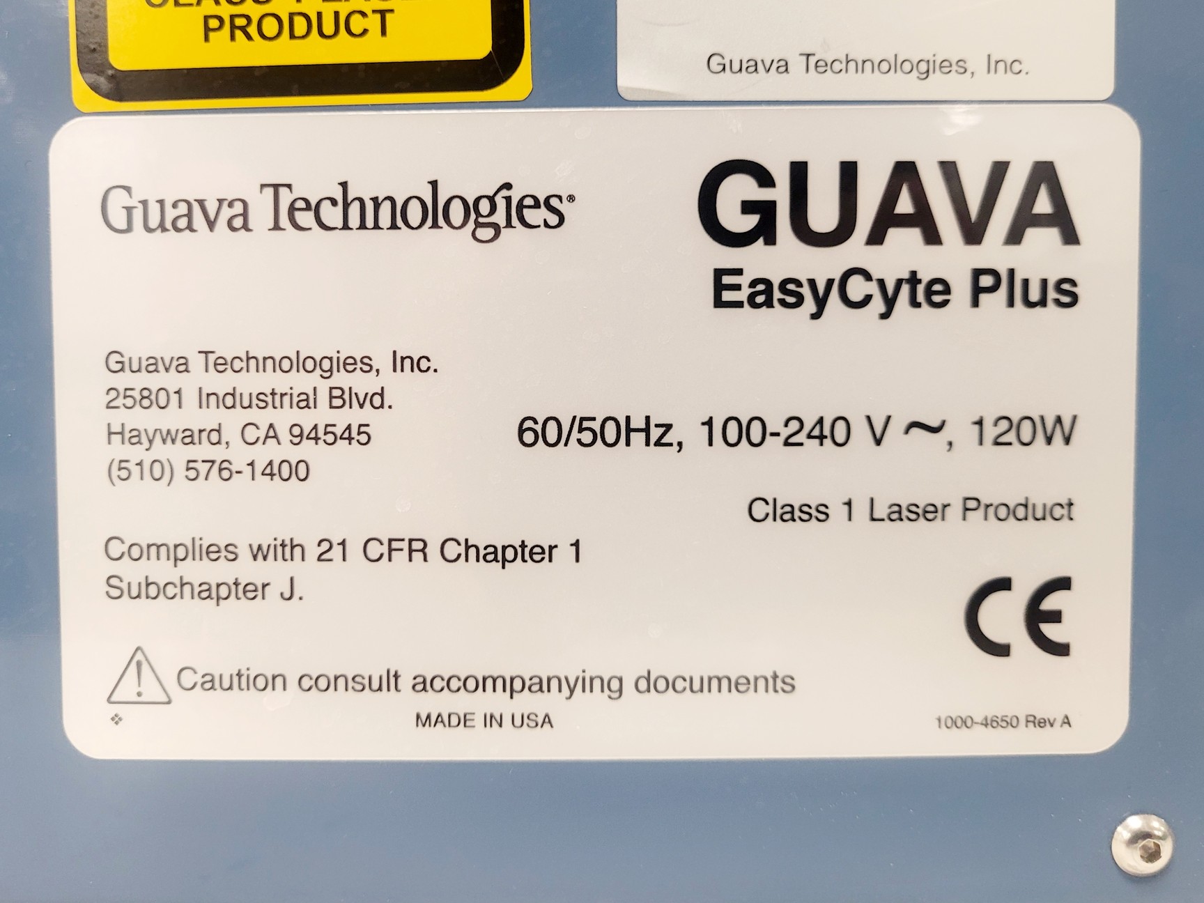 Image of Guava Technologies EasyCyte Plus Flow Cytometer W/ Accessories and Software