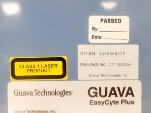 Thumbnail image of Guava Technologies EasyCyte Plus Flow Cytometer W/ Accessories and Software