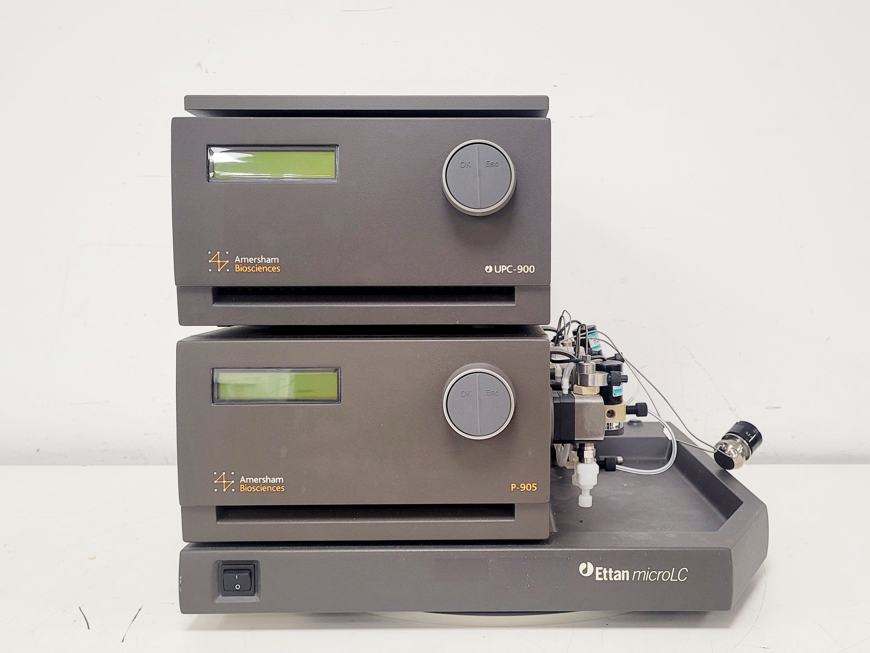 Image of Amersham Biosciences FPLC P-905 Pump & UPC-900 UV Controller Ettan MicroLC