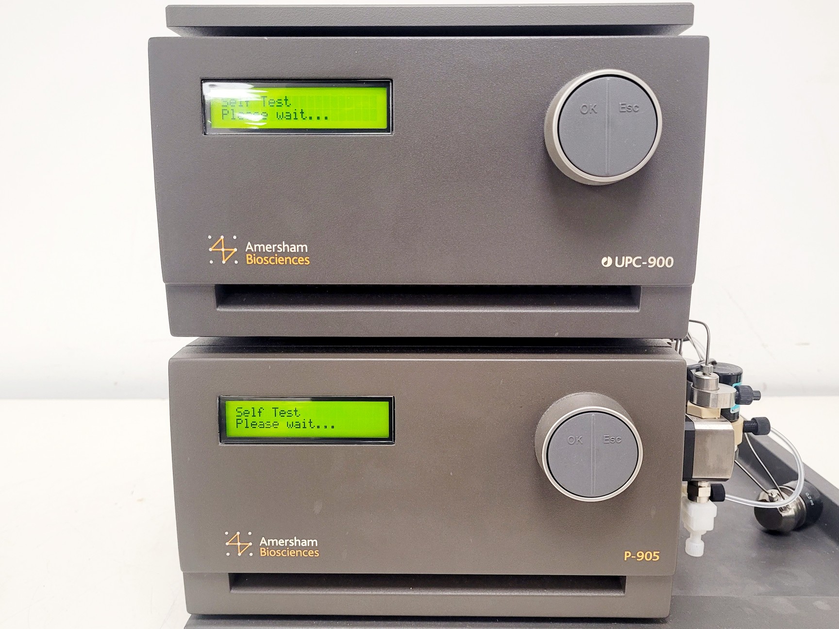 Image of Amersham Biosciences FPLC P-905 Pump & UPC-900 UV Controller Ettan MicroLC